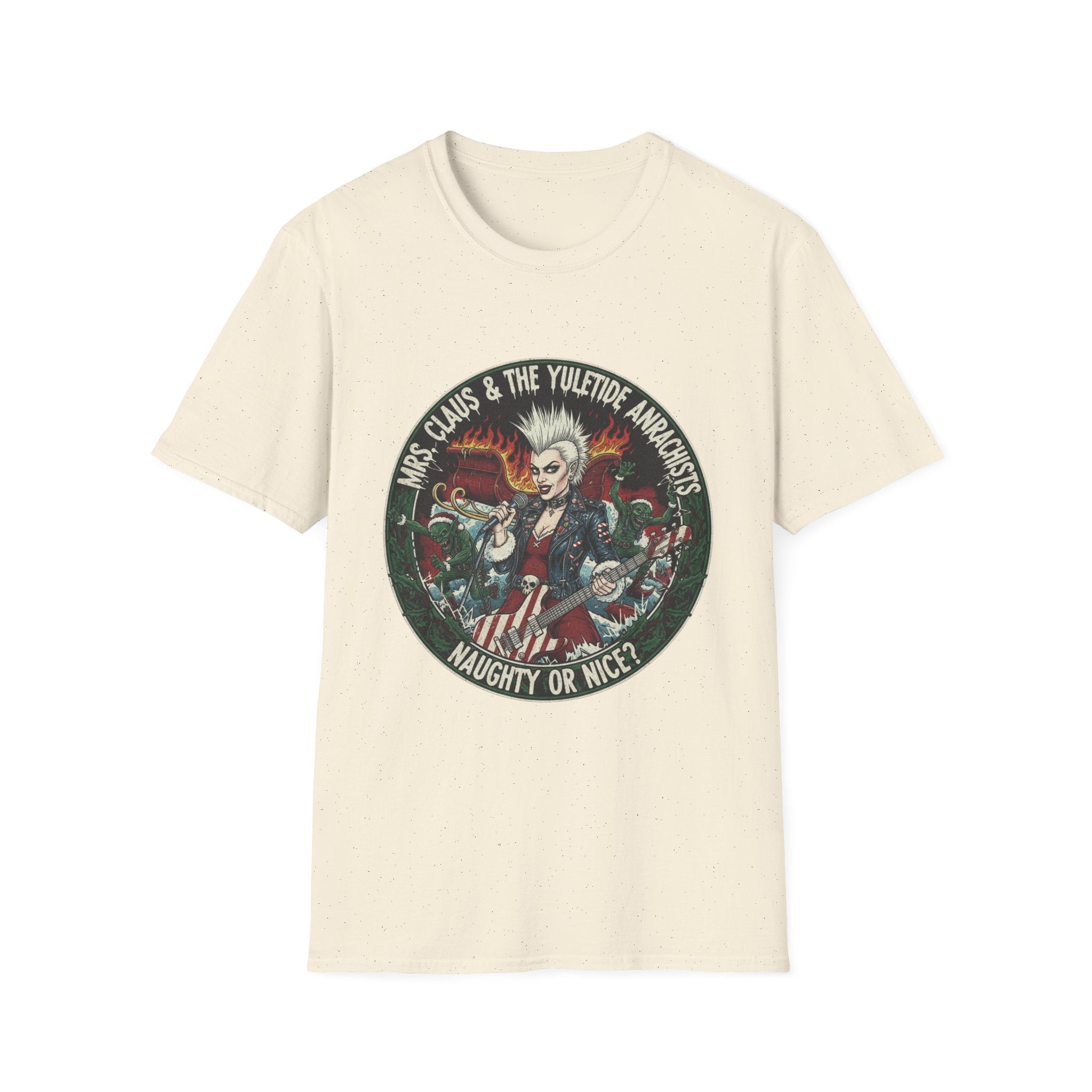 MRS. CLAUS AND YULETIDE ANARCHISTS! T-Shirt