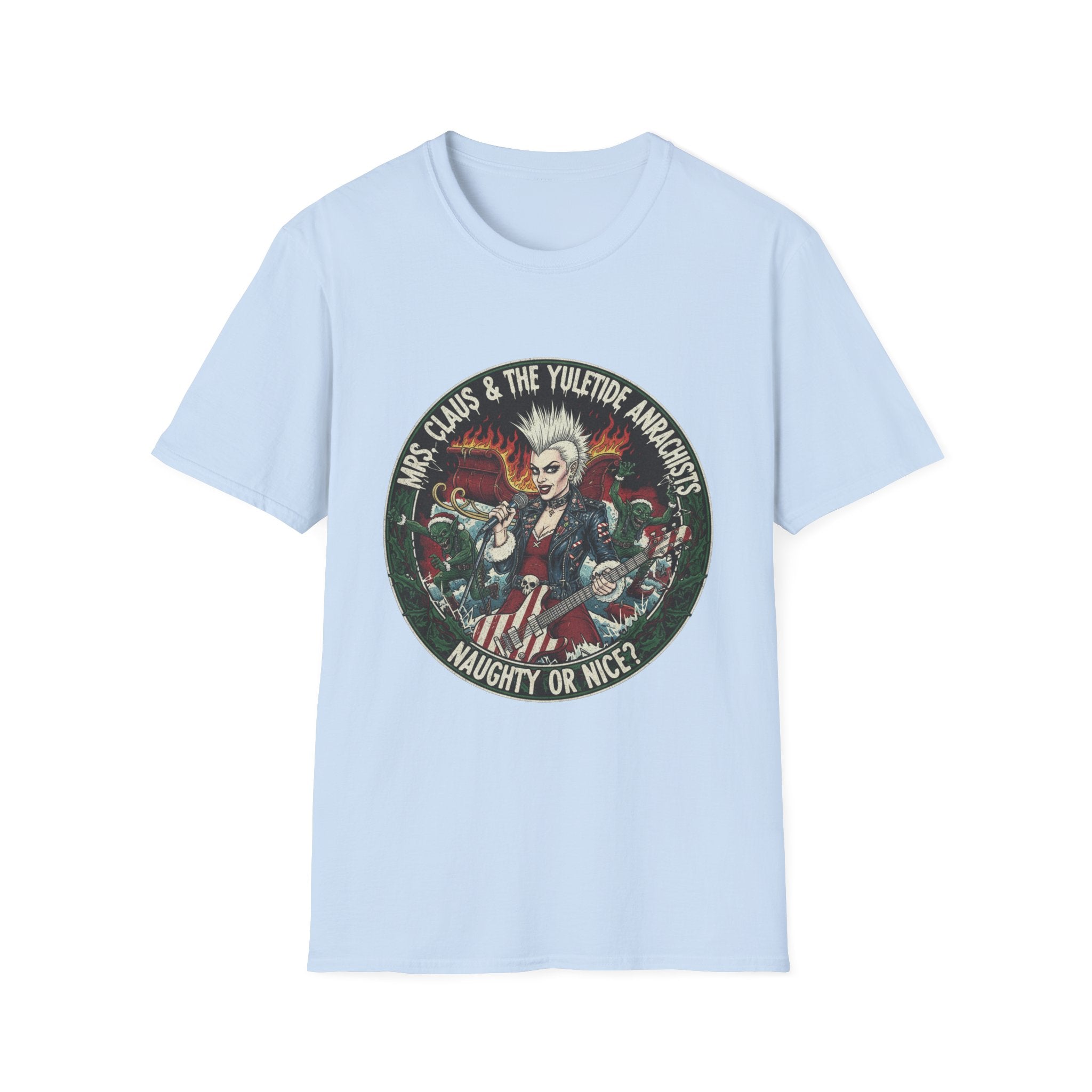 MRS. CLAUS AND YULETIDE ANARCHISTS! T-Shirt