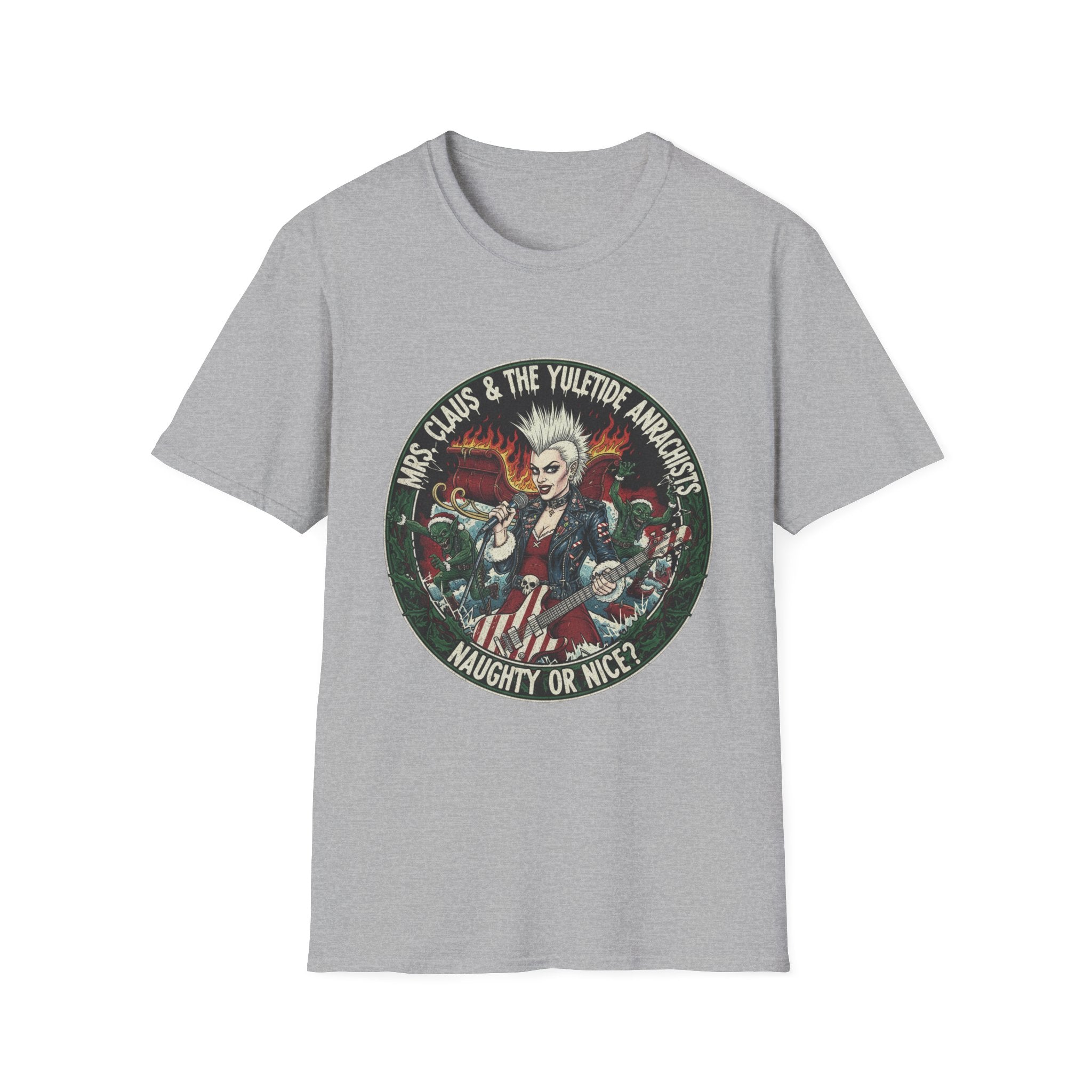 MRS. CLAUS AND YULETIDE ANARCHISTS! T-Shirt