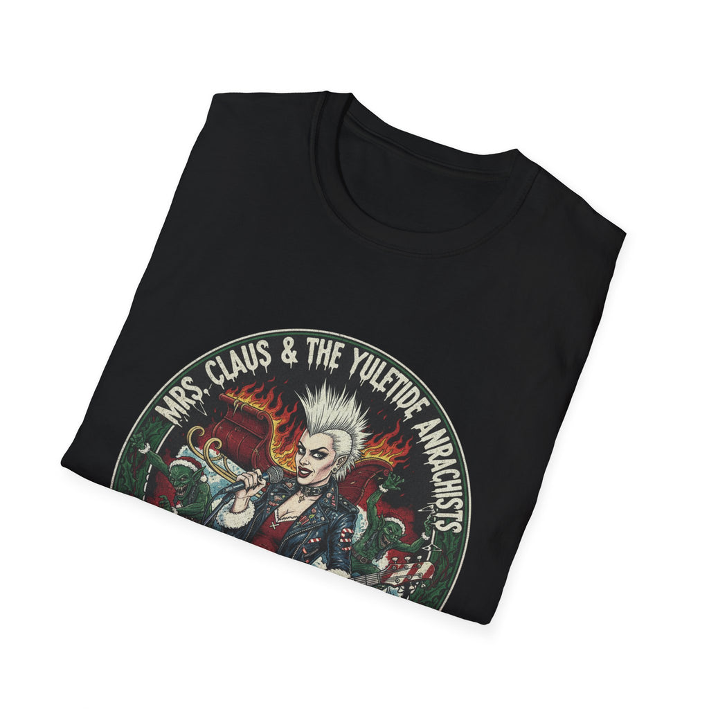 MRS. CLAUS AND YULETIDE ANARCHISTS! T-Shirt