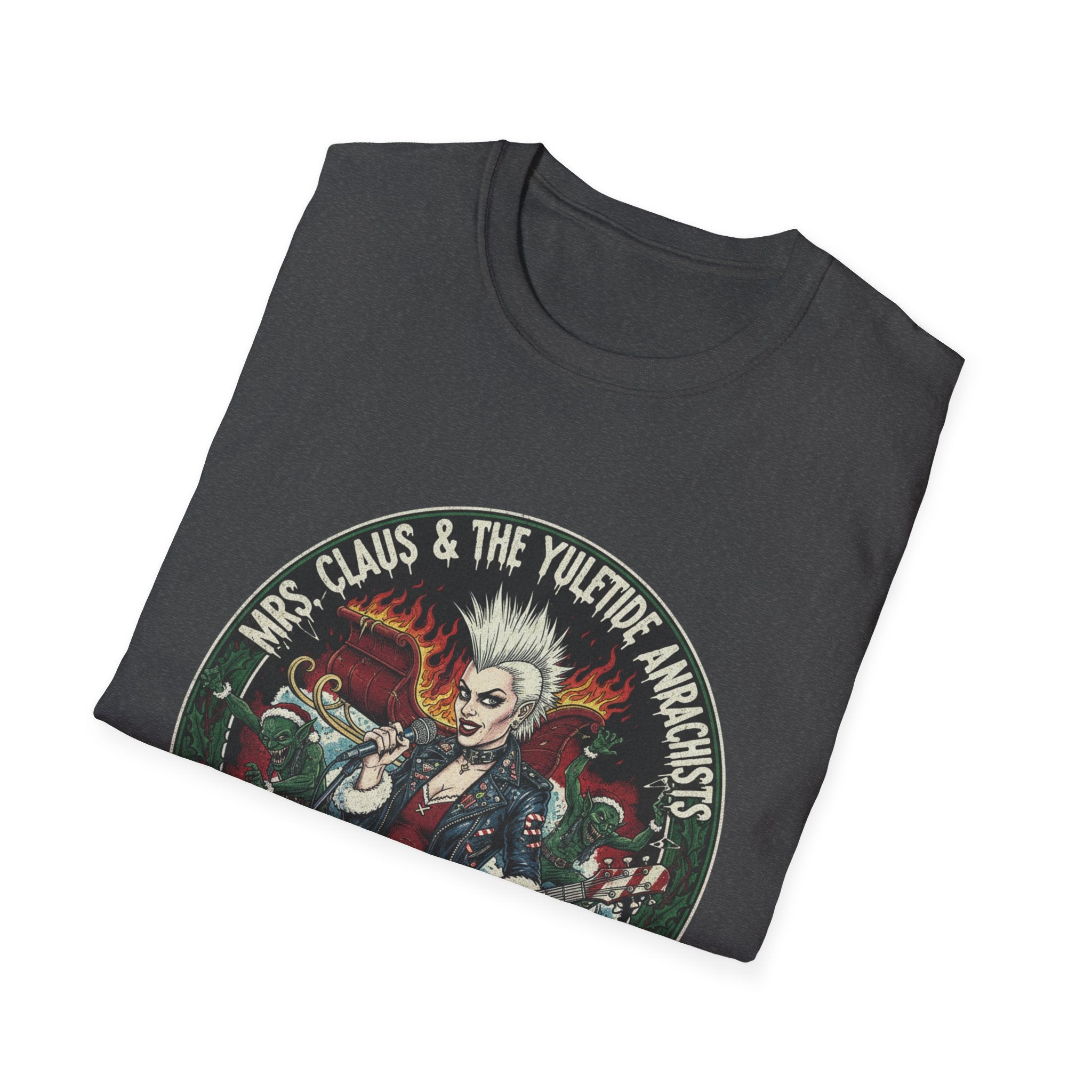 MRS. CLAUS AND YULETIDE ANARCHISTS! T-Shirt