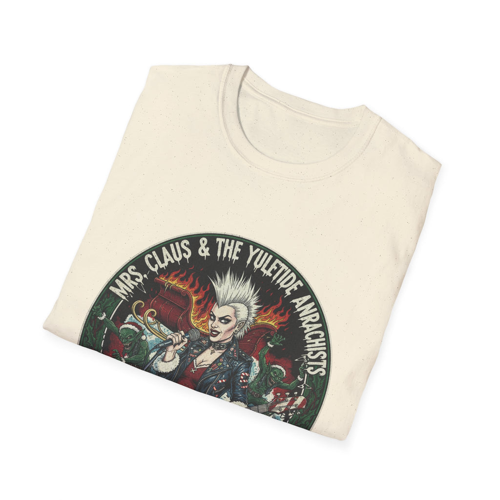 MRS. CLAUS AND YULETIDE ANARCHISTS! T-Shirt