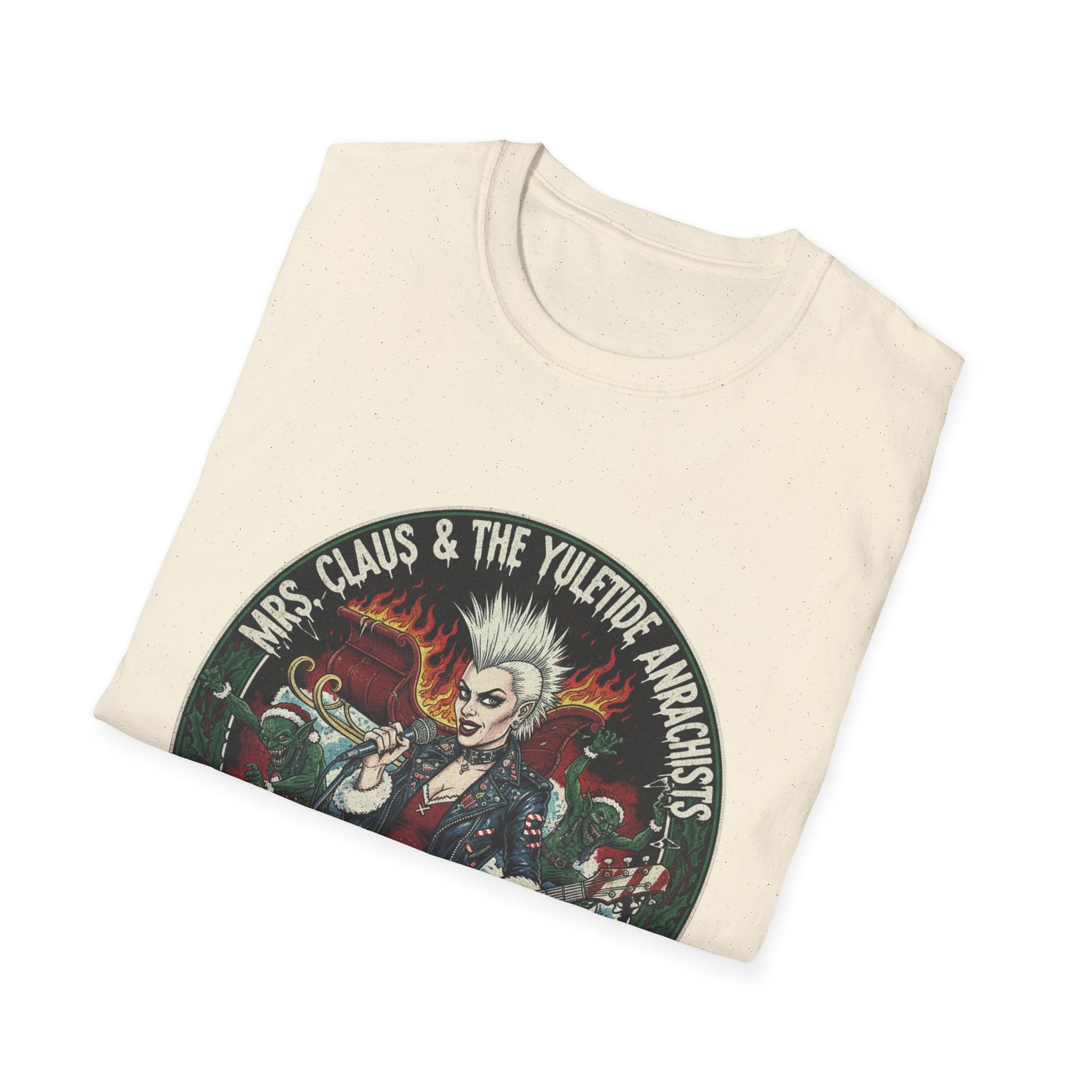 MRS. CLAUS AND YULETIDE ANARCHISTS! T-Shirt