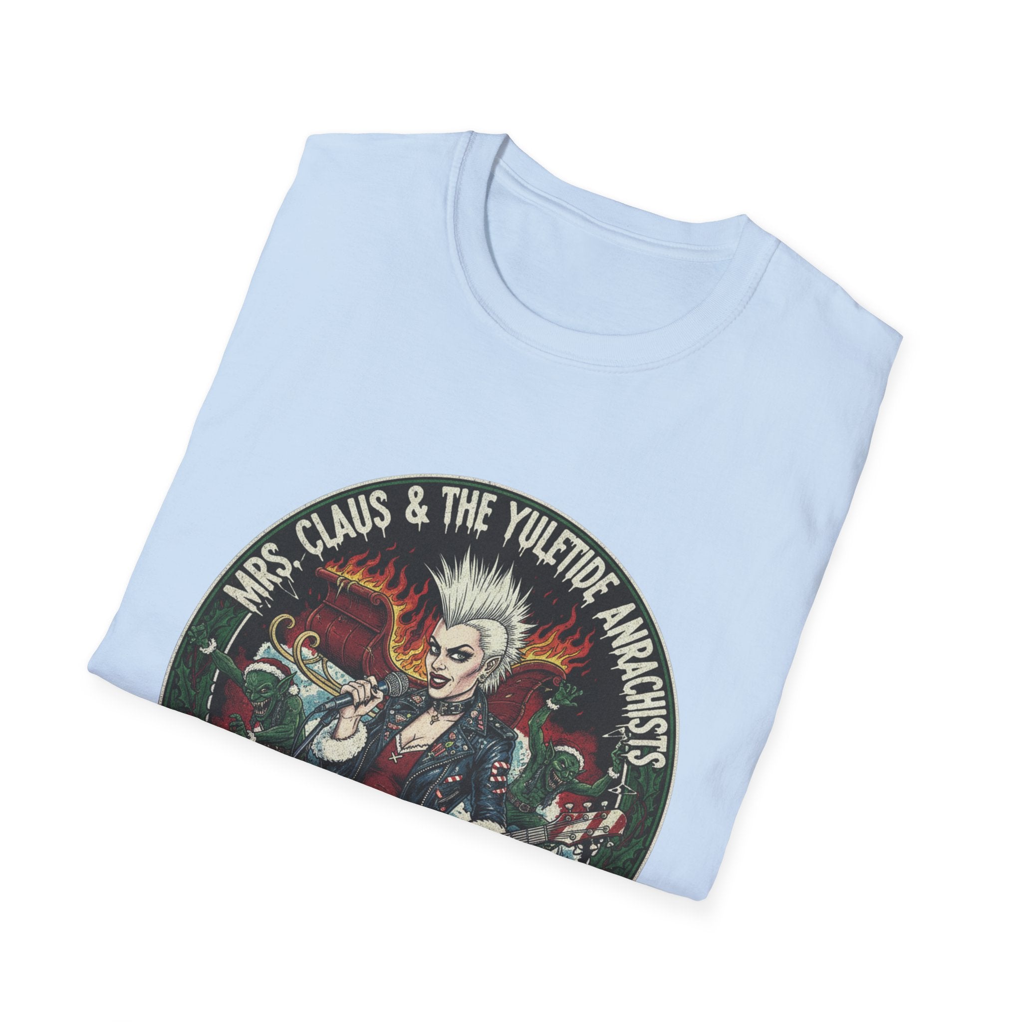 MRS. CLAUS AND YULETIDE ANARCHISTS! T-Shirt