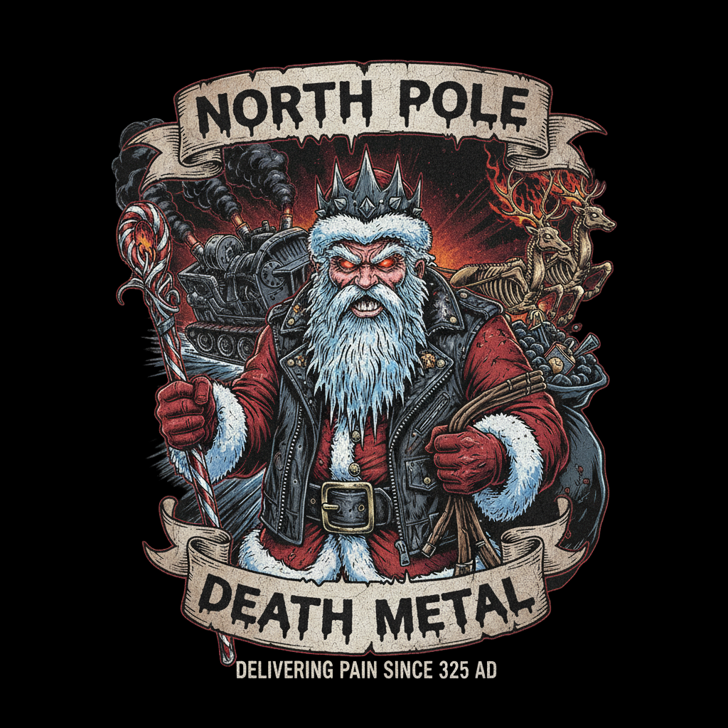 NORTH POLE DEATH METAL! T-Shirt
