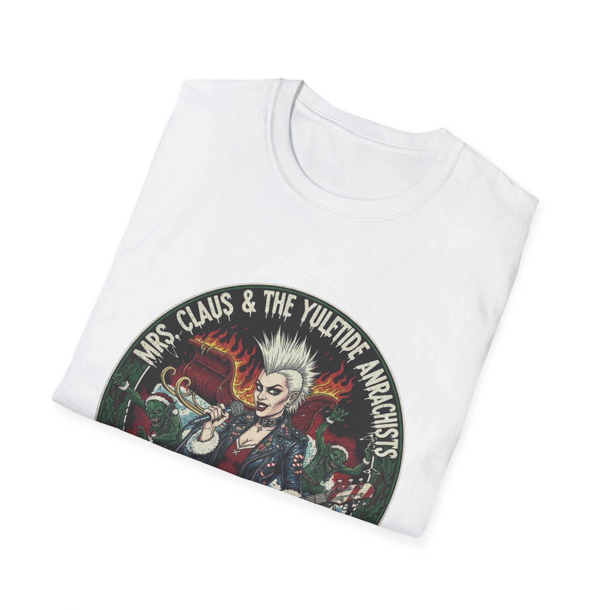MRS. CLAUS AND YULETIDE ANARCHISTS! T-Shirt