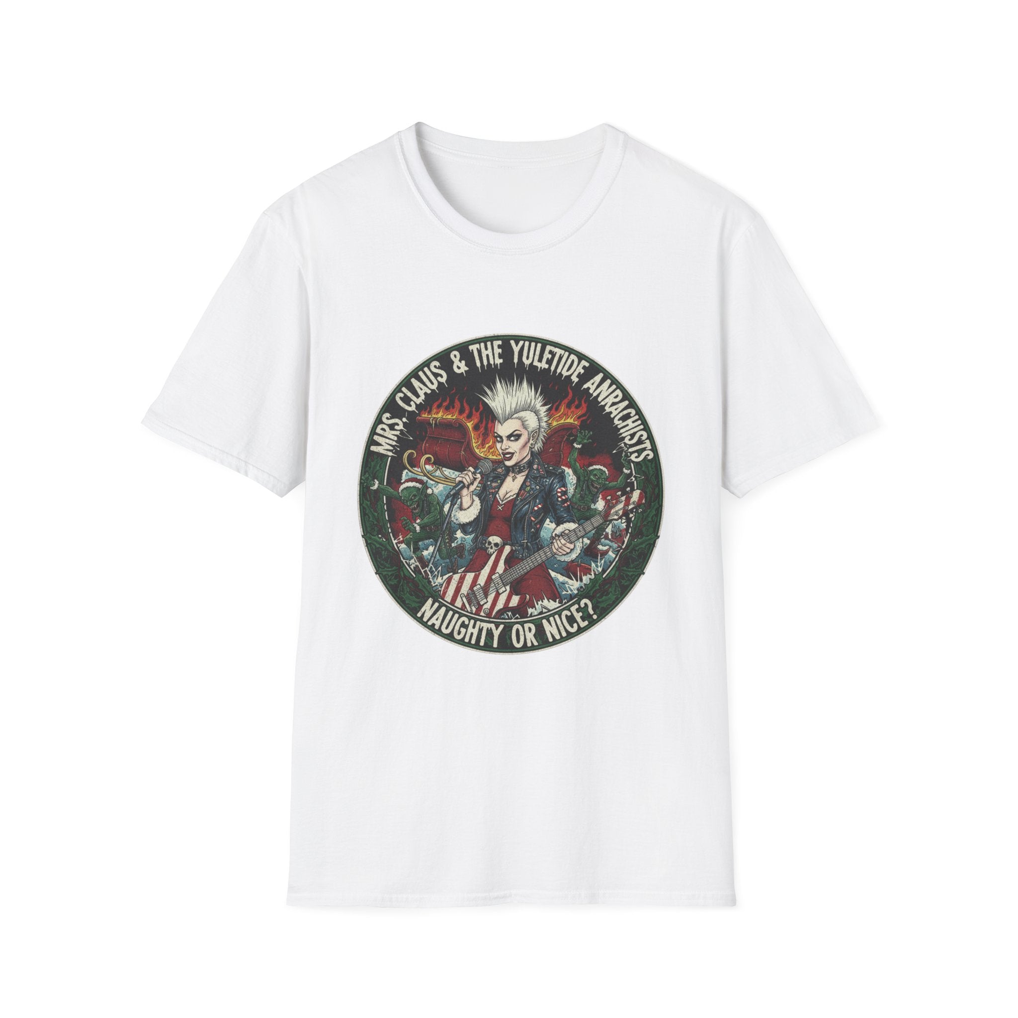 MRS. CLAUS AND YULETIDE ANARCHISTS! T-Shirt