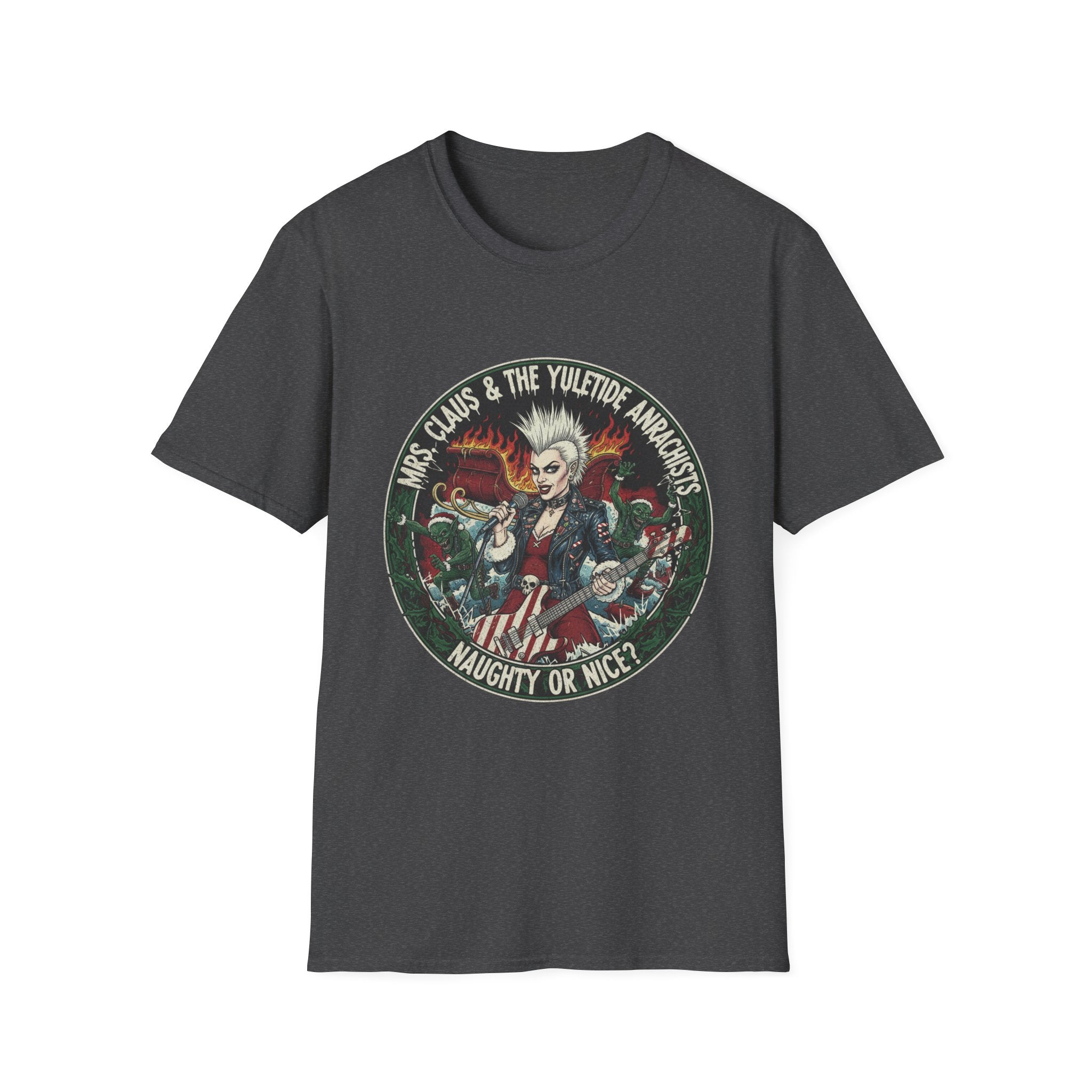 MRS. CLAUS AND YULETIDE ANARCHISTS! T-Shirt