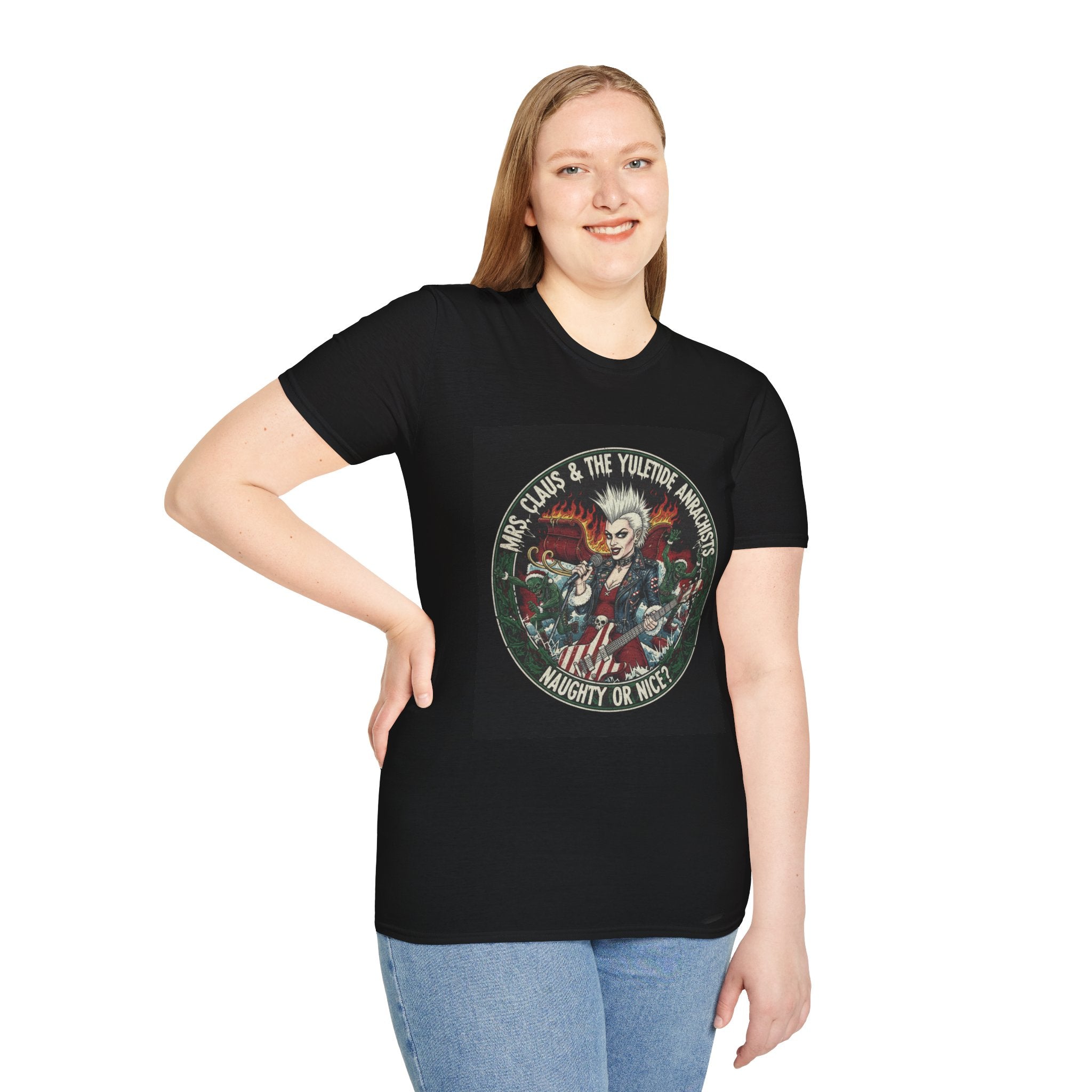 MRS. CLAUS AND YULETIDE ANARCHISTS! T-Shirt